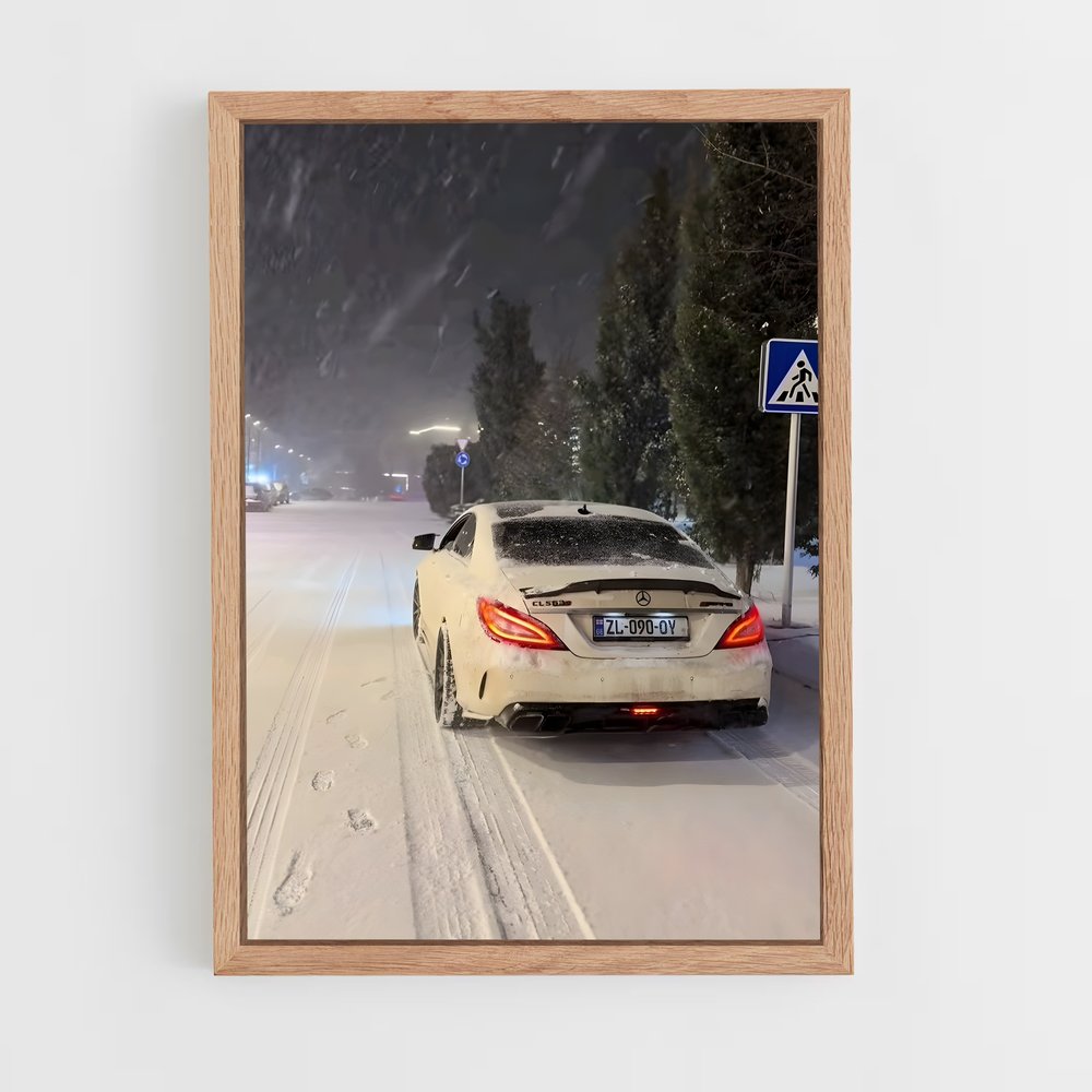 Poster Virage Glacial – affiche Mercedes (vue 4)